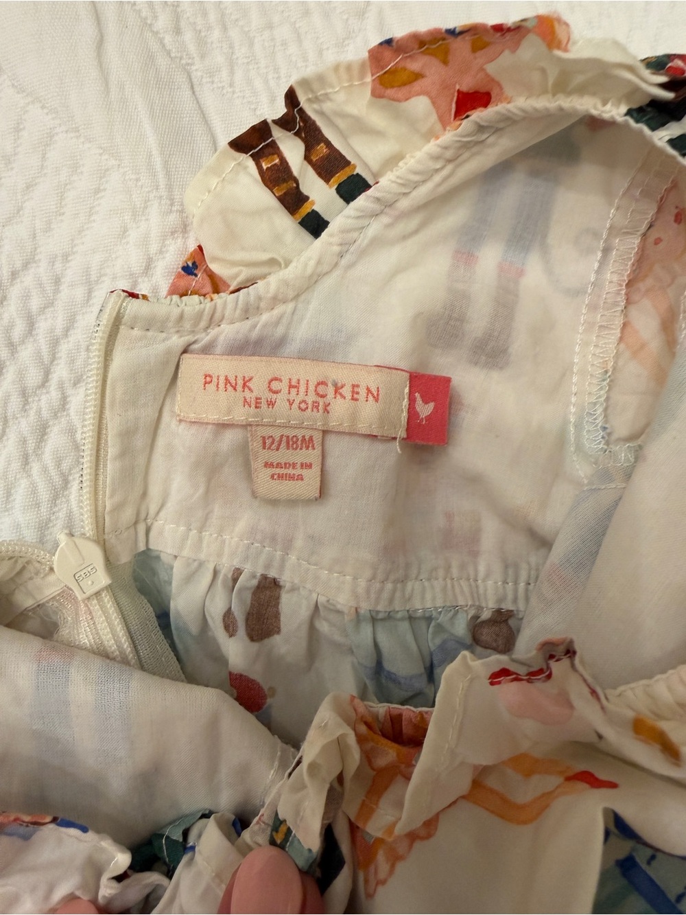 Pink Chicken Nutcracker & Ballerina Print Romper - Picture 4 of 4